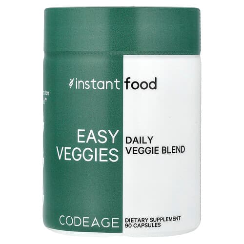 Codeage  Instant Food  Easy Veggies  Daily Veggie Blend  90 Capsules