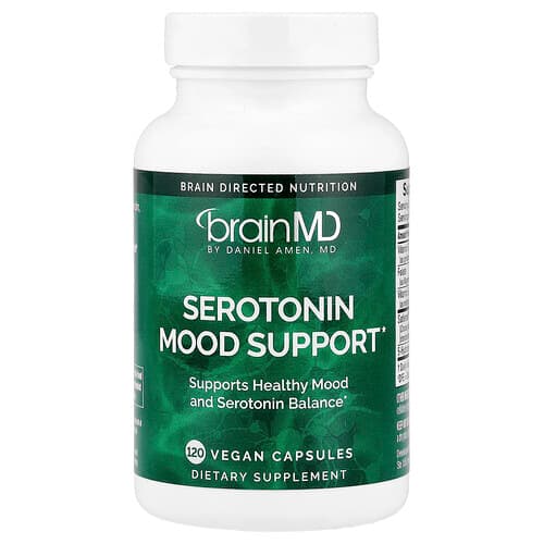 BrainMD  Serotonin Mood Support  120 Vegan Capsules