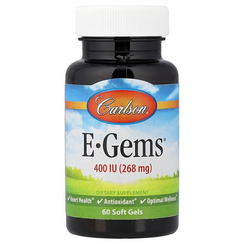 Carlson  E-Gems®  400 IU (268 mg)  60 Soft Gels