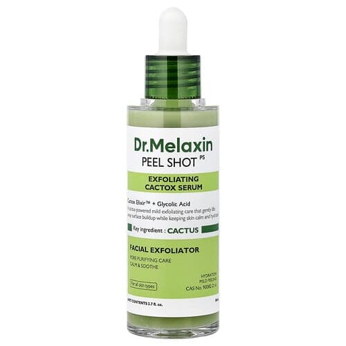 Dr.Melaxin  Peel Shot  Exfoliating Cactox Serum  For All Skin Types  2.7 fl oz (80 ml)