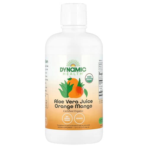 Dynamic Health  Aloe Vera Juice  Orange Mango  32 fl oz (946 ml)