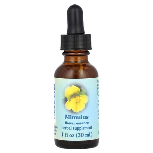 Flower Essence Services  Mimulus  Flower Essence  1 fl oz (30 ml)
