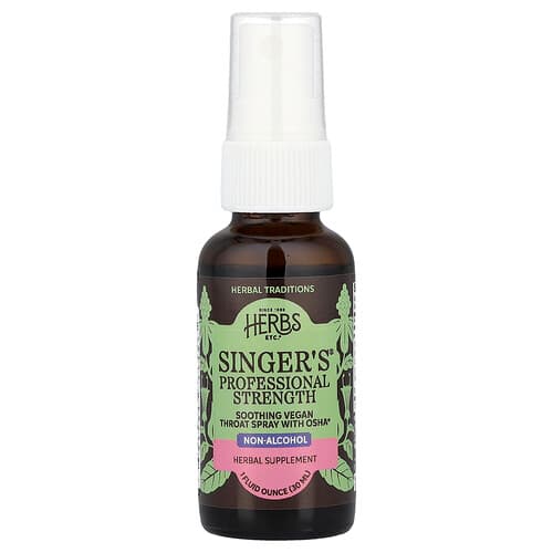 Herbs Etc.  Singer's®  Non Alcohol  1 fl oz (30 ml)