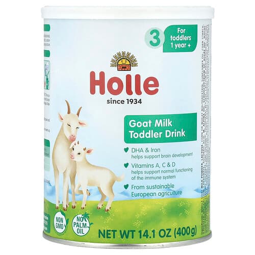Holle  Goat Milk Toddler Drink  1 Year+  14.1 oz (400 g)