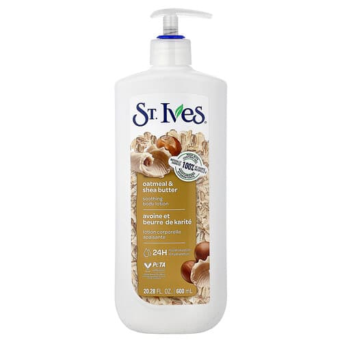 St. Ives  Soothing Body Lotion  Oatmeal & Shea Butter  20.28 fl oz (600 ml)