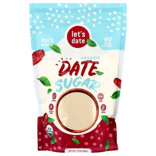Let's Date  Organic Date Sugar  12 oz (340 g)