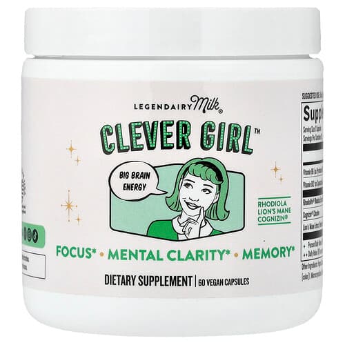 Legendairy Milk  Clever Girl™  60 Vegan Capsules