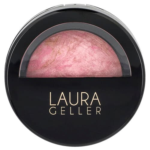 Laura Geller  Baked Blush-N-Brighten  Marbleized Blush  0018032B Pink Buttercream  0.16 oz (4.5 g)