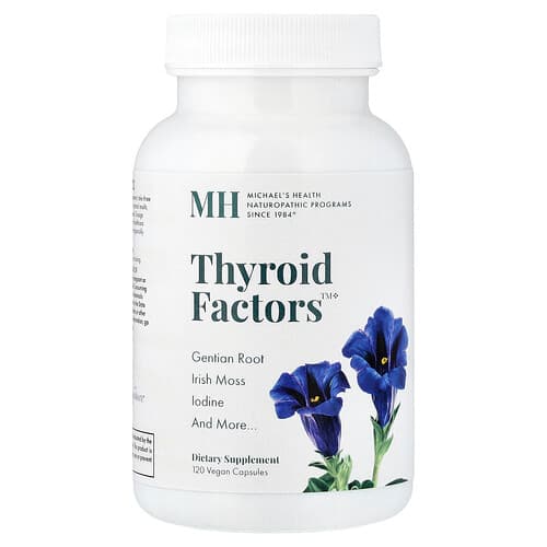Michael's Health  Thyroid Factors™  120 Vegan Capsules