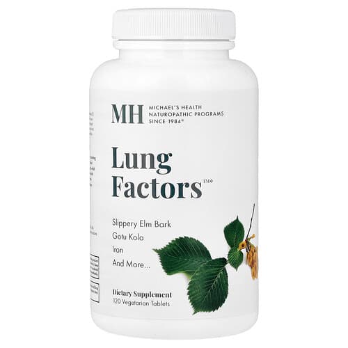 Michael's Health  Lung Factors™  120 Vegetarian Tablets