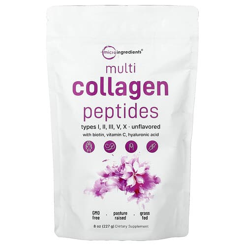 Micro Ingredients  Multi Collagen Peptides  Unflavored  8 oz (227 g)