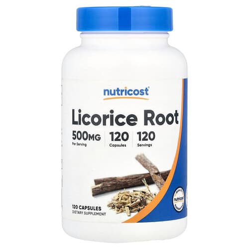 Nutricost  Licorice Root  500 mg  120 Capsules
