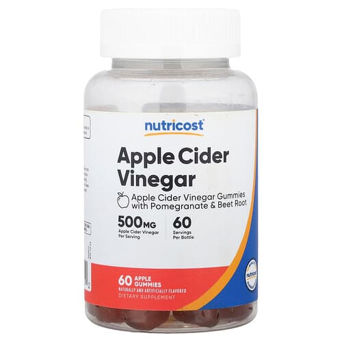 Nutricost  Apple Cider Vinegar Gummies  60 Gummies