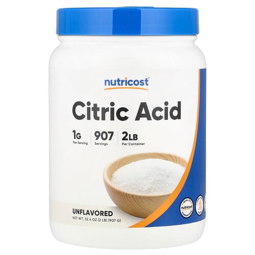 Nutricost  Citric Acid  Unflavored  2 lb (907 g)