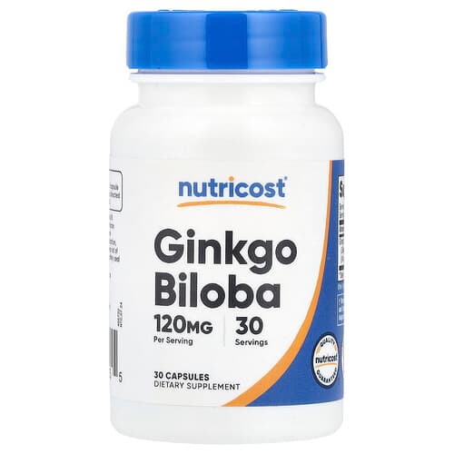 Nutricost  Ginkgo Biloba  120 mg  30 Capsules