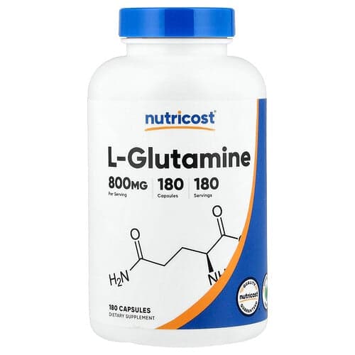 Nutricost  L-Glutamine   180 Capsules