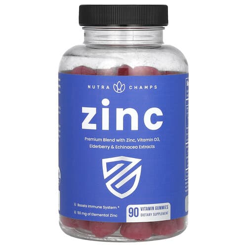 NutraChamps  Zinc Gummies  90 Vitamin Gummies