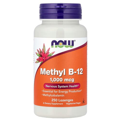 NOW Foods  Methyl B-12  1 000 mcg  250 Lozenges