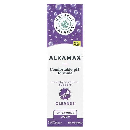 Natural Balance  AlkaMax  Comfortable pH Liquid Formula  Unflavored  1 fl oz (30 ml)