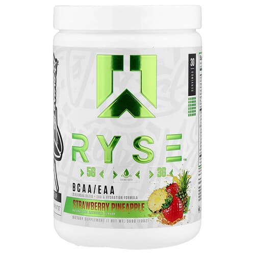 RYSE  BCAA/EAA  Strawberry Pineapple  13 oz (369 g)