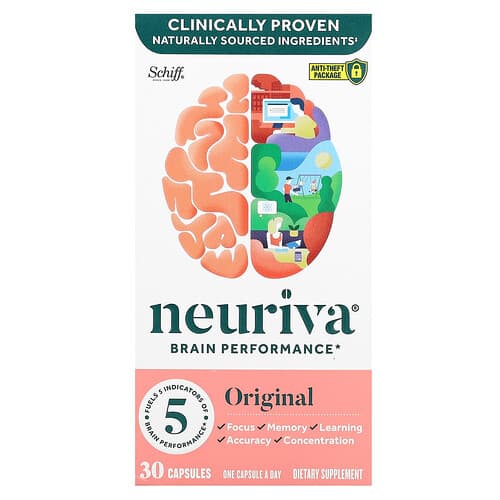 Schiff  Neuriva Brain Performance  Original  30 Capsules