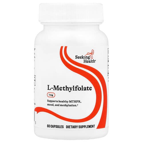 Seeking Health  L-Methylfolate  1 mg  60 Capsules