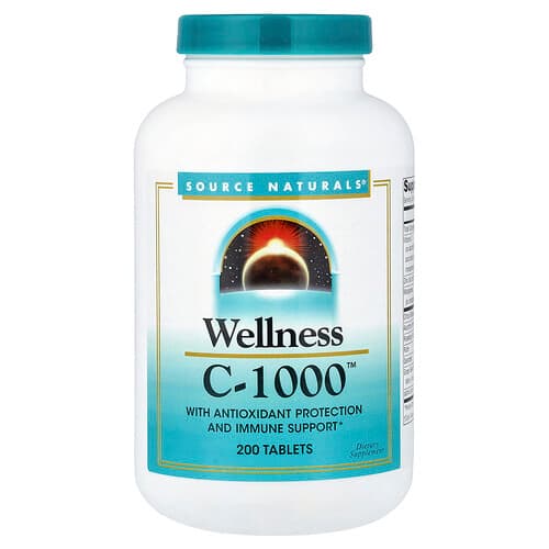 Source Naturals  Wellness C-1000™  200 Tablets