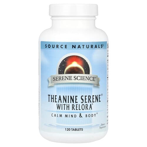 Source Naturals  Serene Science®  Theanine Serene® With Relora®  120 Tablets