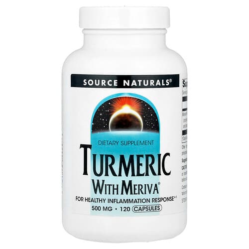 Source Naturals  Turmeric With Meriva®  500 mg  120 Capsules