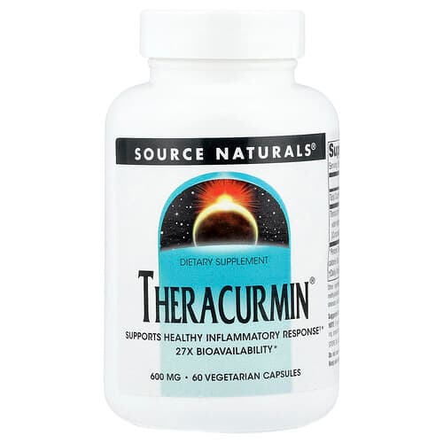 Source Naturals  Theracurmin®  600 mg  60 Vegetarian Capsules
