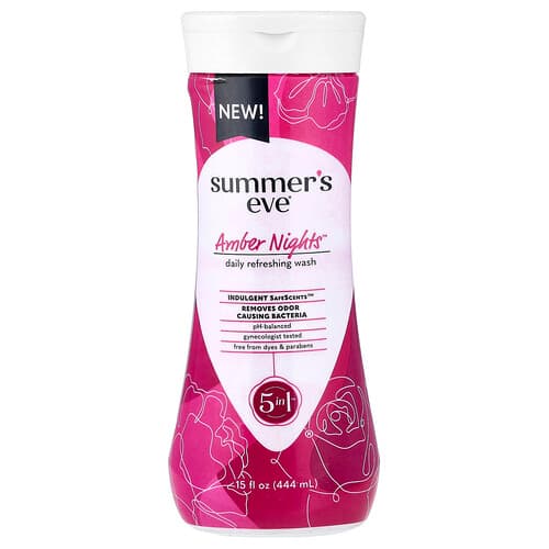 Summer's Eve  5 in 1™ Daily Refreshing Wash  Amber Nights™  15 fl oz (444 ml)