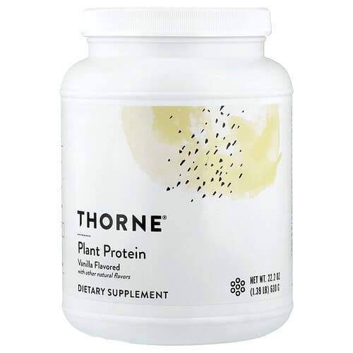 Thorne  Plant Protein  Vanilla  1.39 lb (630 g)