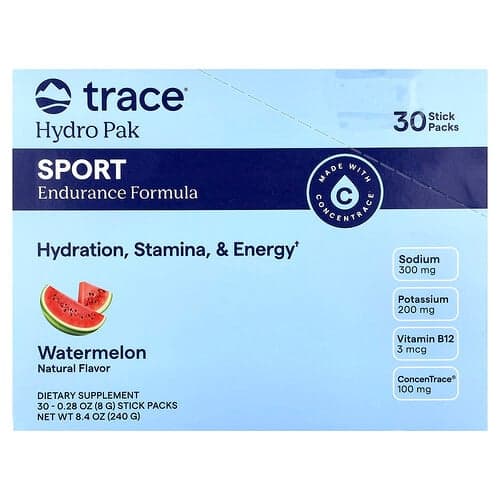 Trace  Hydro Pak Sport  Watermelon  30 Stick Packs  0.28 oz (8 g) Each