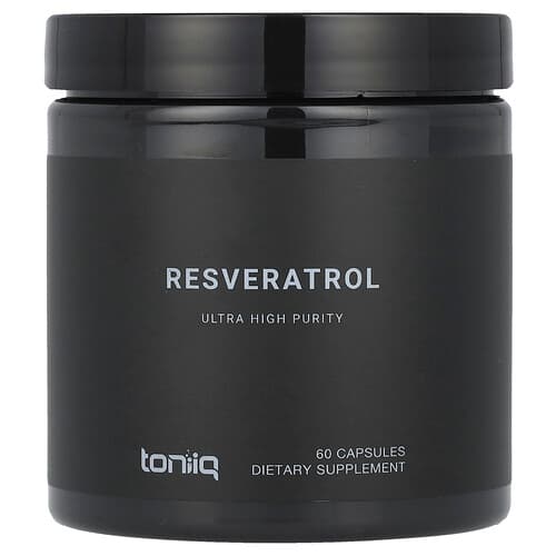 Toniiq  Resveratrol  60 Capsules (300 mg per Capsule)