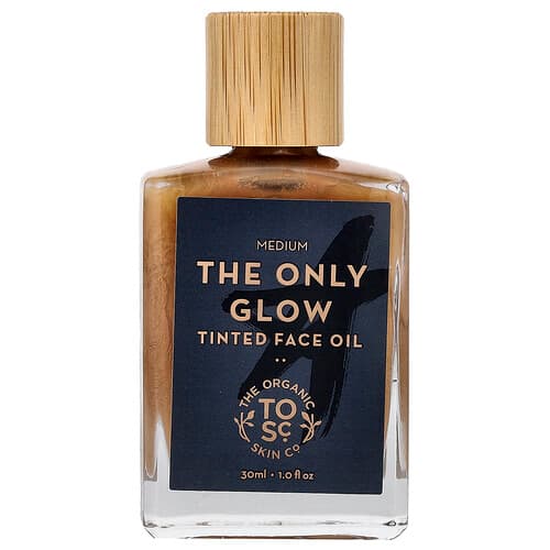 The Organic Skin Co.  The Only Glow  Tinted Face Oil  For All Skin Types  Medium  1 fl oz (30 ml)