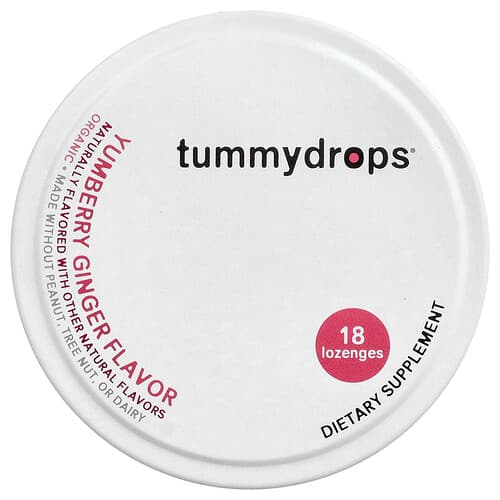 Tummydrops  Yumberry Ginger  18 Lozenges