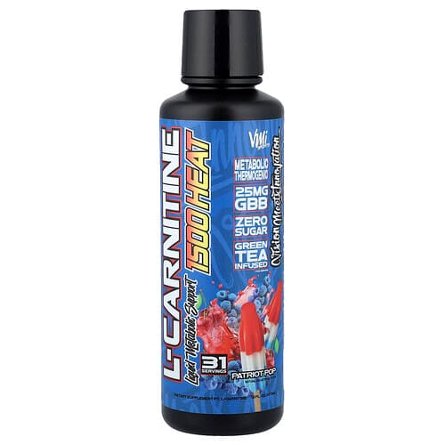 VMI Sports  L-Carnitine 1500 Heat  Patriot Pop  16 fl oz (473 ml)