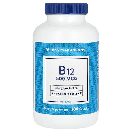 The Vitamin Shoppe  Vitamin B12  500 mcg  300 Capsules