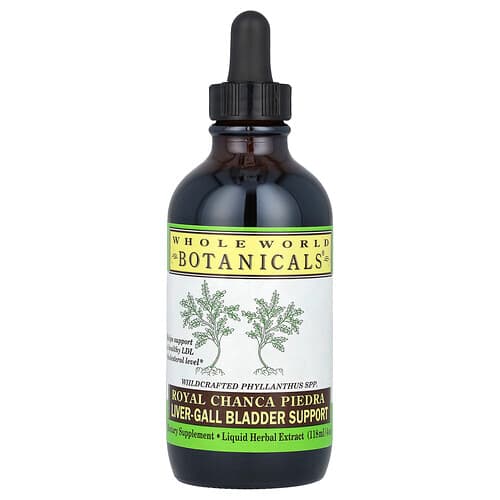 Whole World Botanicals  Royal Chanca Piedra  Liver-Gall Bladder Support  4 oz (118 ml)