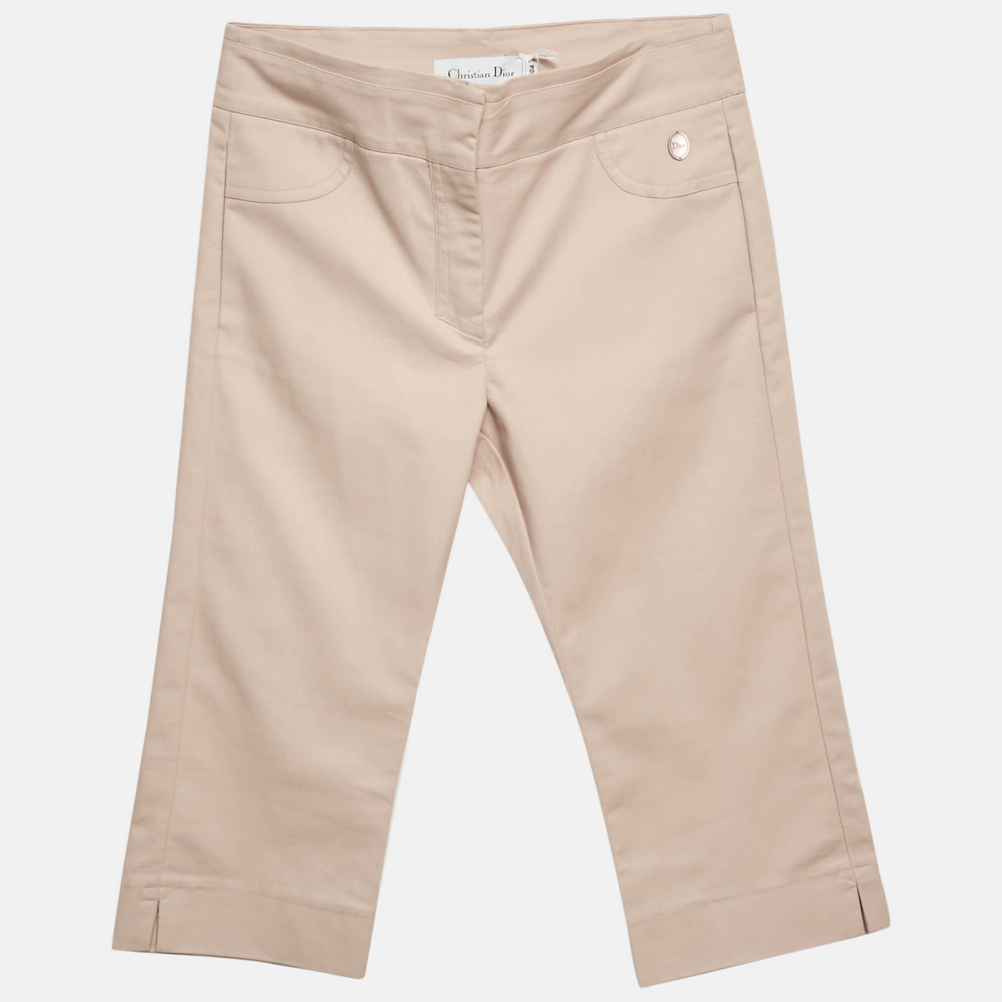 Christian Dior Kids Beige Cotton Pants 10 Yrs