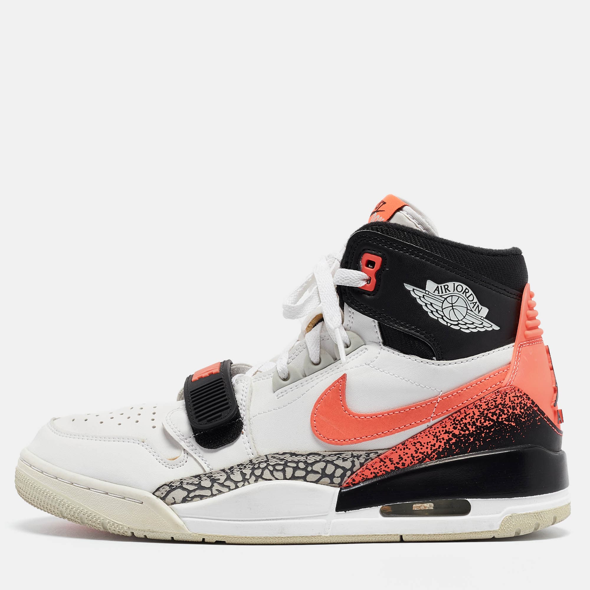 Air Jordans Jordan Legacy 312 Tech Challenge 2 Hot Lava Size 43 Multicolor Leather High Top Sneakers