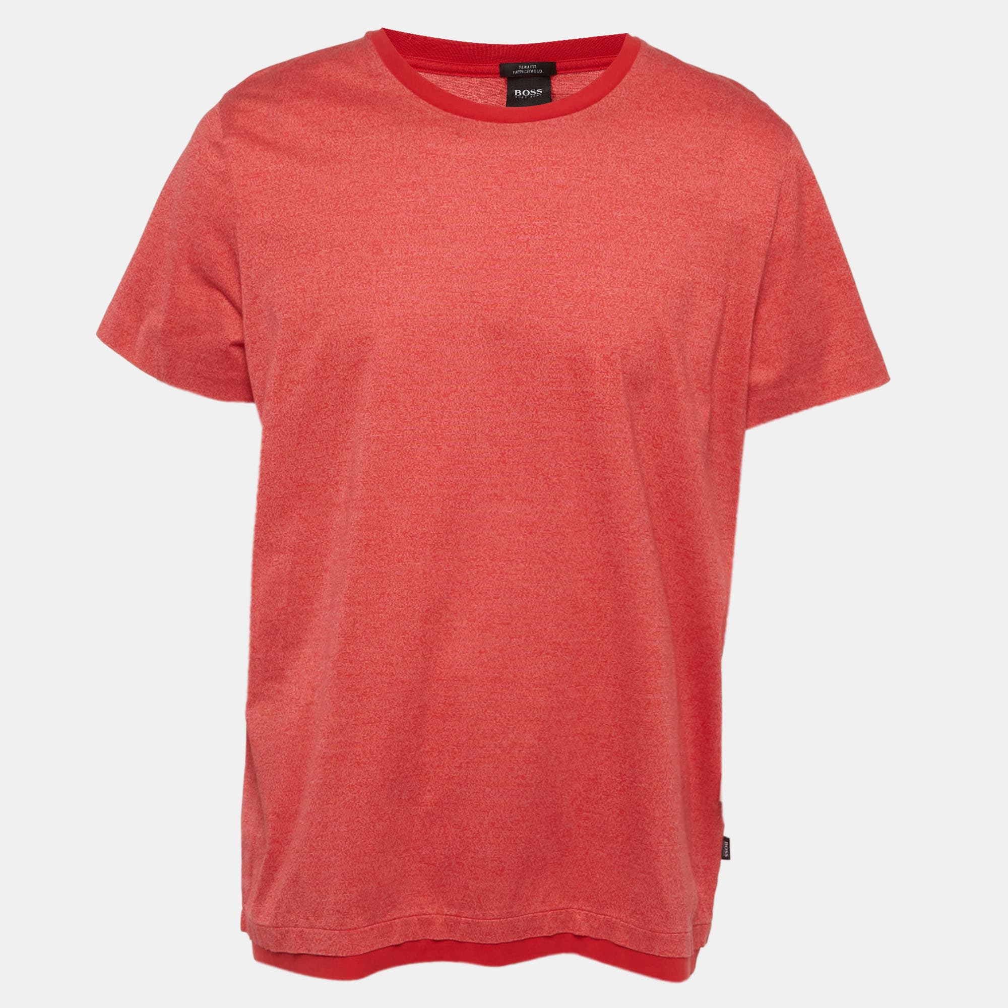Boss By Hugo Boss Red Jersey Tessler Crew Neck T-Shirt XXL