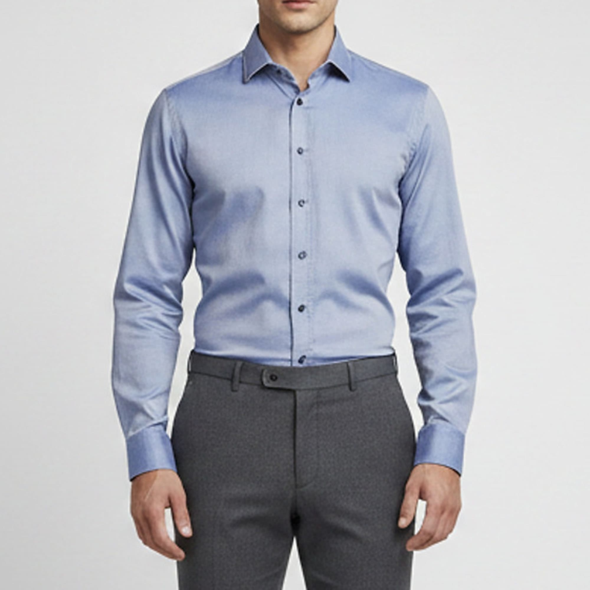 Etro Lilac Sateen Long Sleeve T-Shirt L