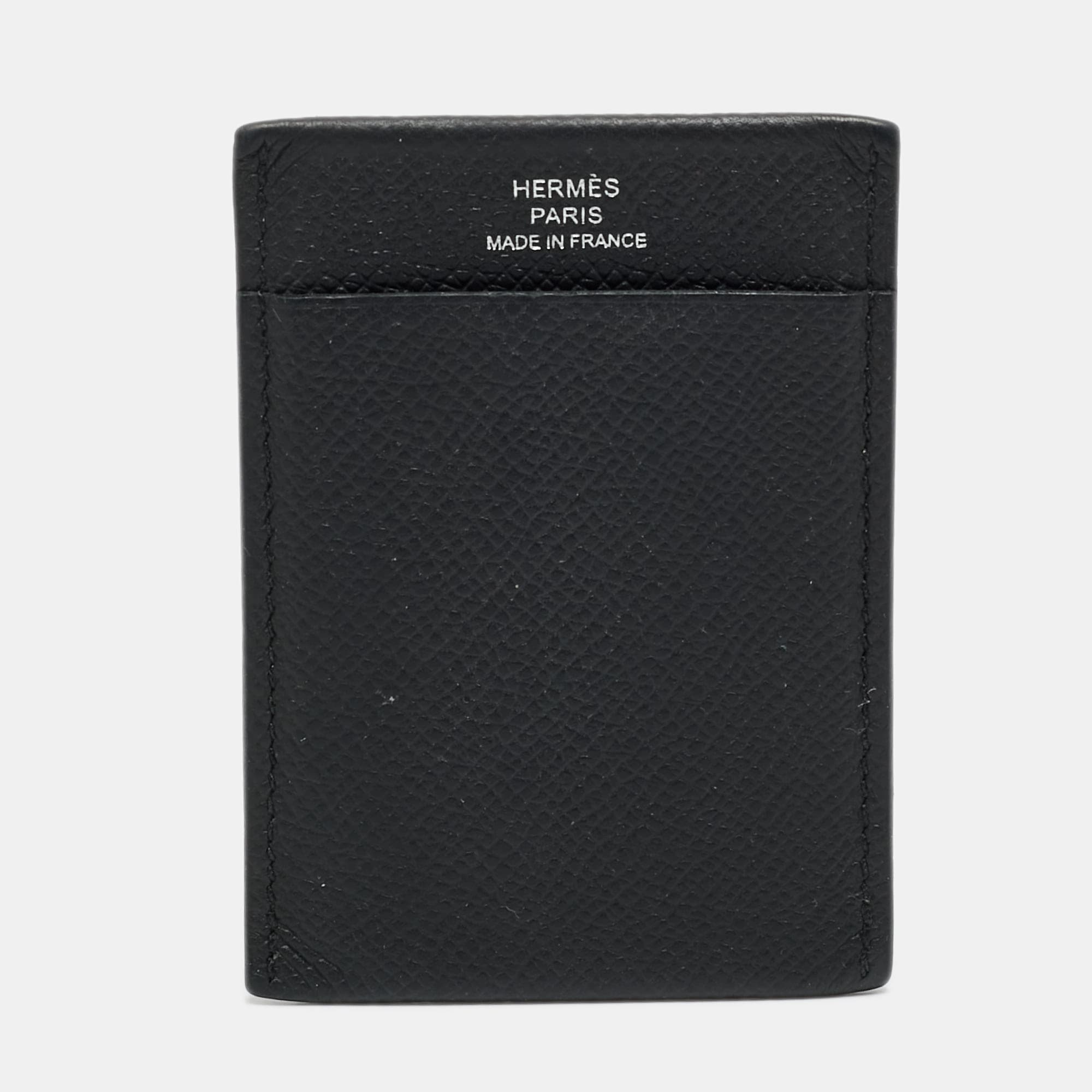 Hermès MC² Gama Noir Epsom Leather Card Holder