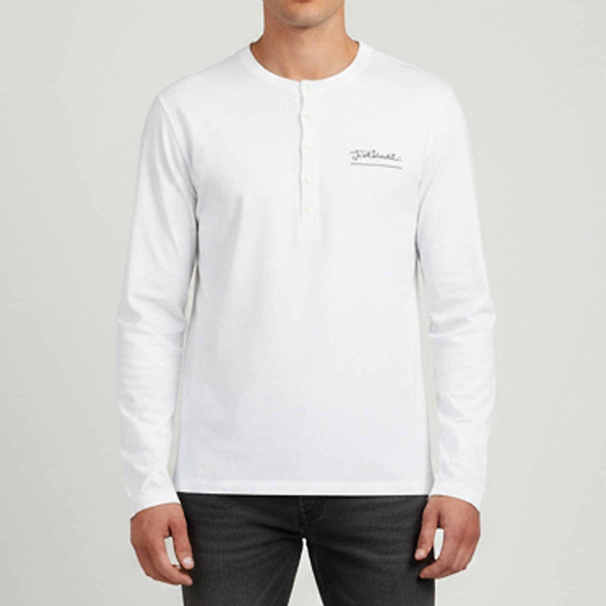 Just Cavalli White Cotton Logo Embroidered Long Sleeve Shirt XXL