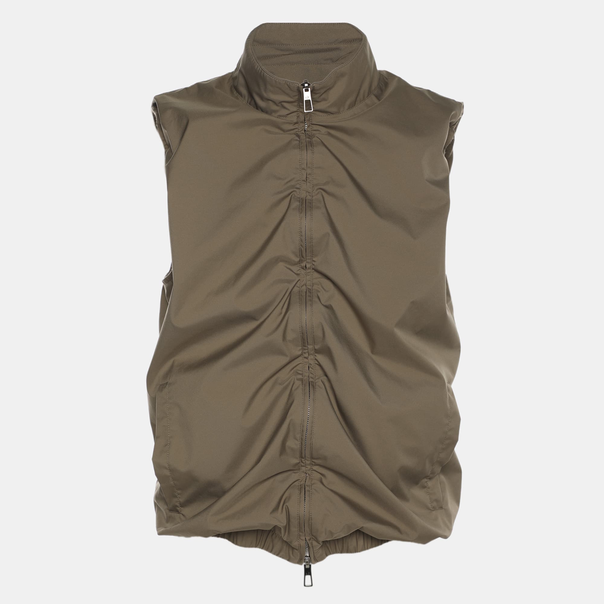 Loro Piana Green Nylon Reversible Vest 3XL
