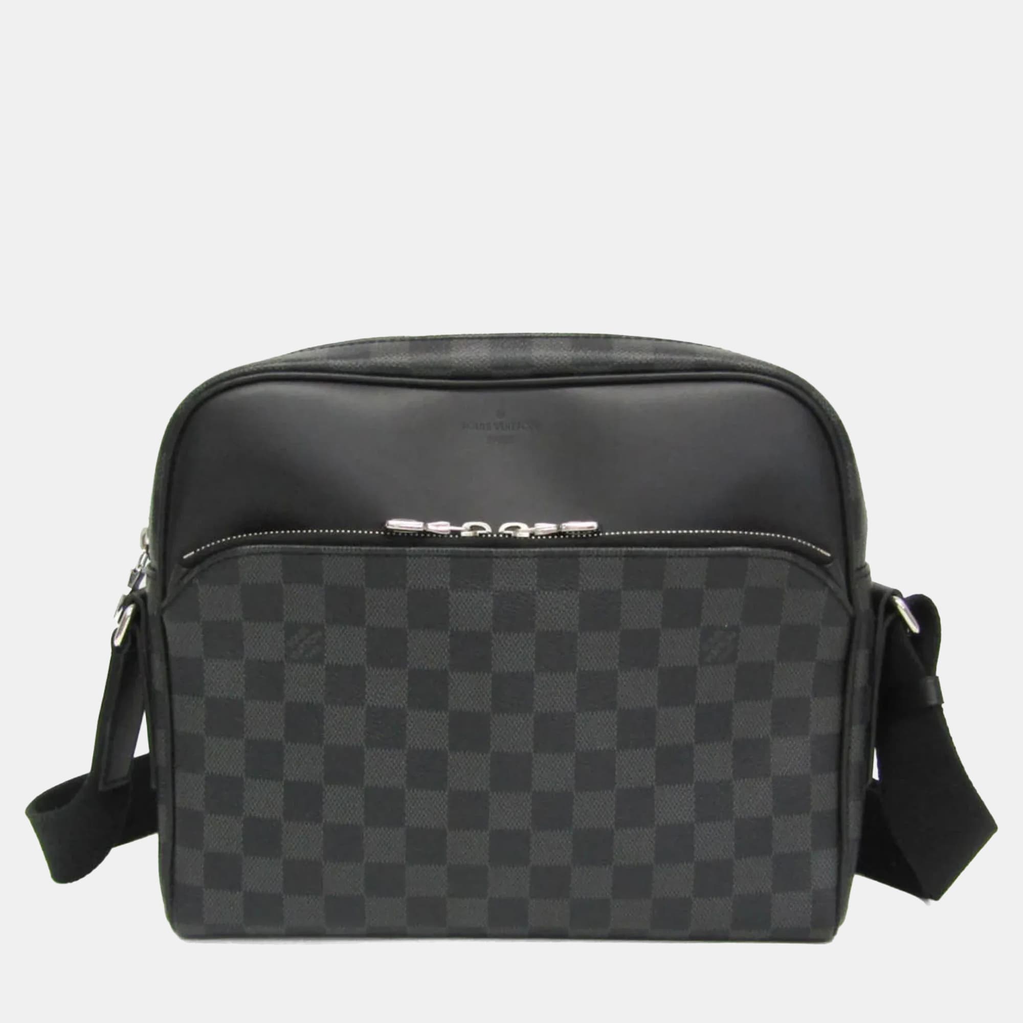 Louis Vuitton Damier Graphite DAYTON REPORTER PM Shoulder Bag Damier Graphite