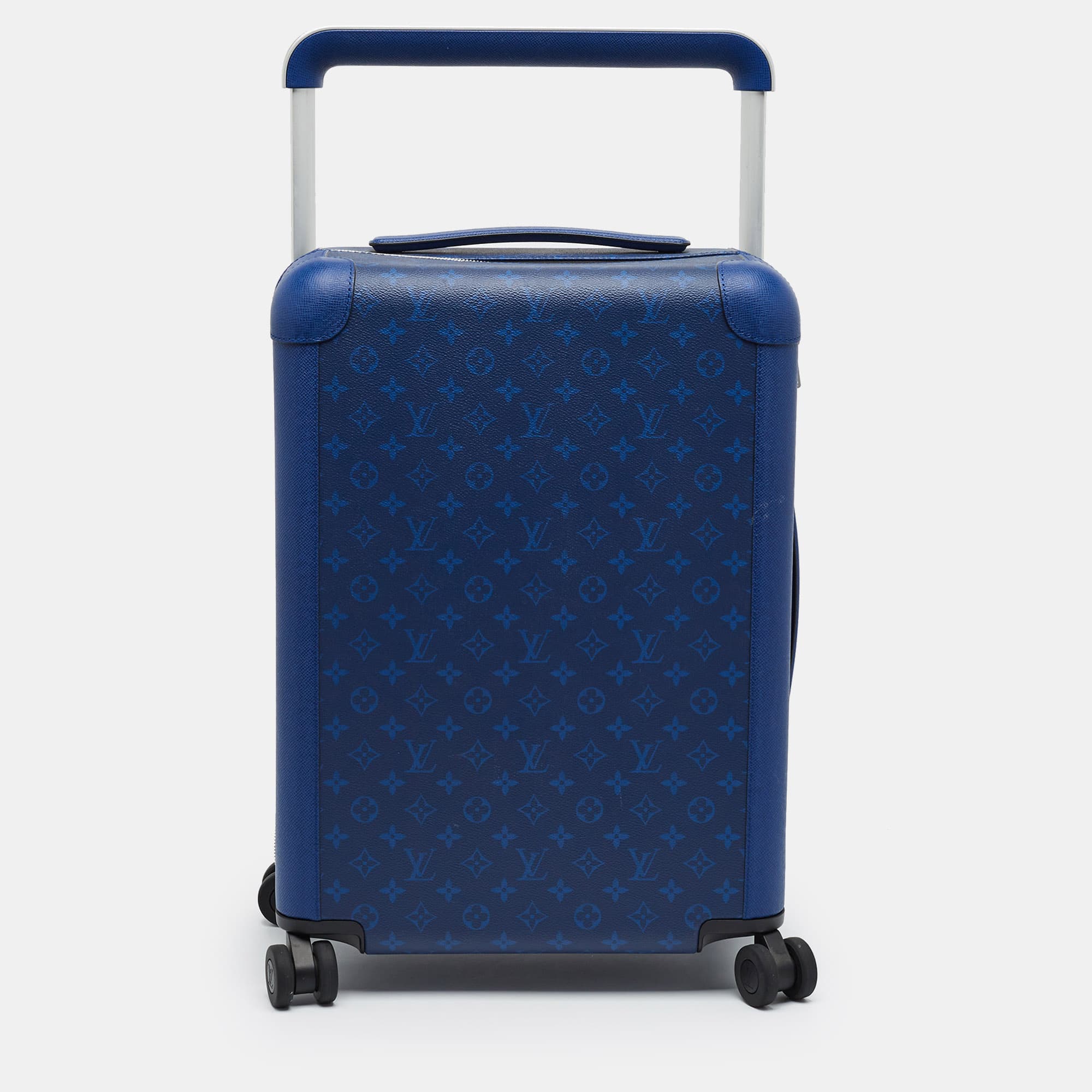 Louis Vuitton Horizon 55 Cobalt Taigarama Canvas and Leather Suitcase