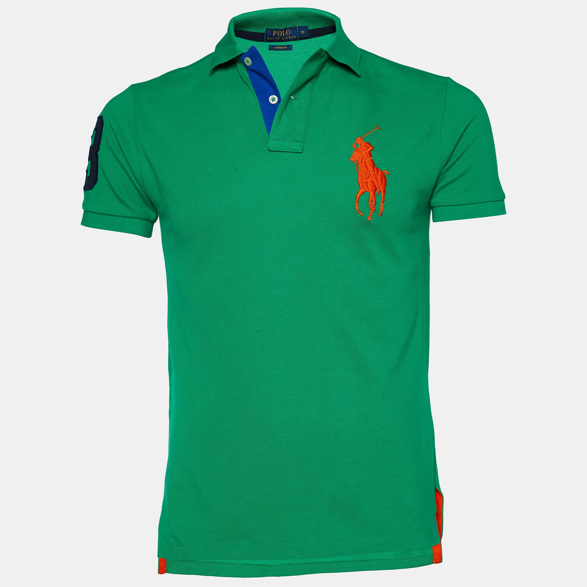 Polo Ralph Lauren Green Cotton Pique Polo T-Shirt XS