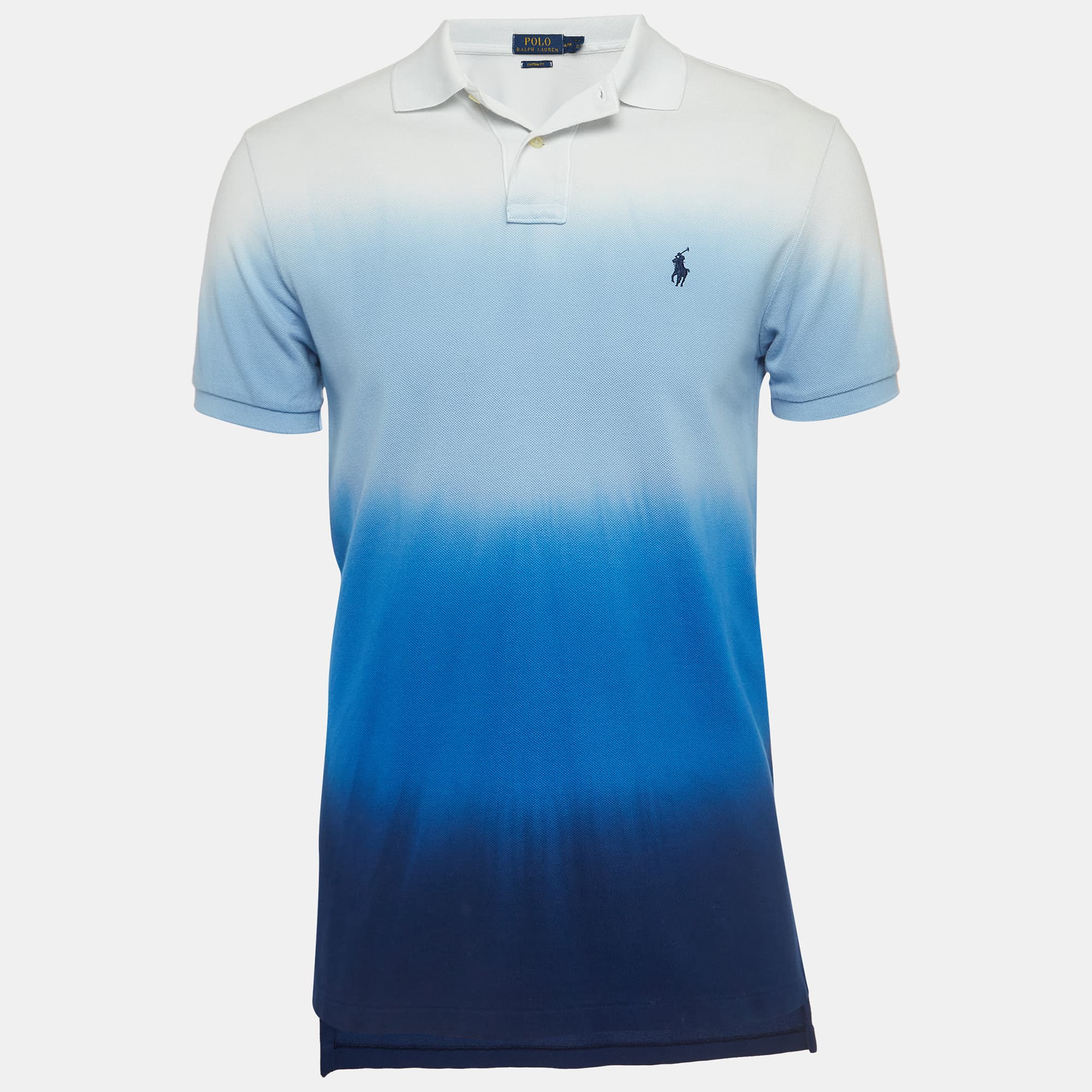 Polo Ralph Lauren Blue Cotton Knit Polo T-Shirt M